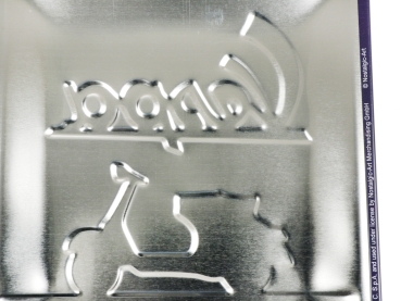 Blechschild - NOSTALGIC ART - Vespa Parking Only